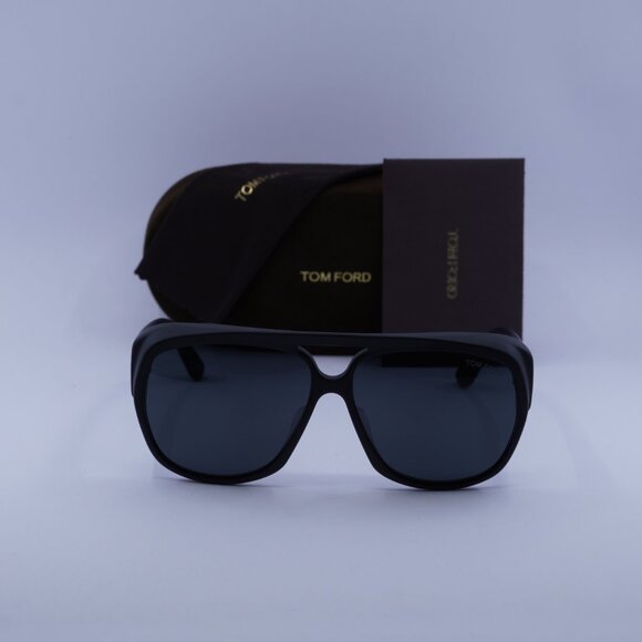 Tom Ford FT1103 02A Jayden Aviator Sunglasses - Black/Smoke main image 10